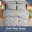 Ensemble d'édredon plissé avec draps Bed-in-a-Bag-103134057-103134065