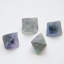 Four Translucent Fluorite (Medium) Palm Crystals from China