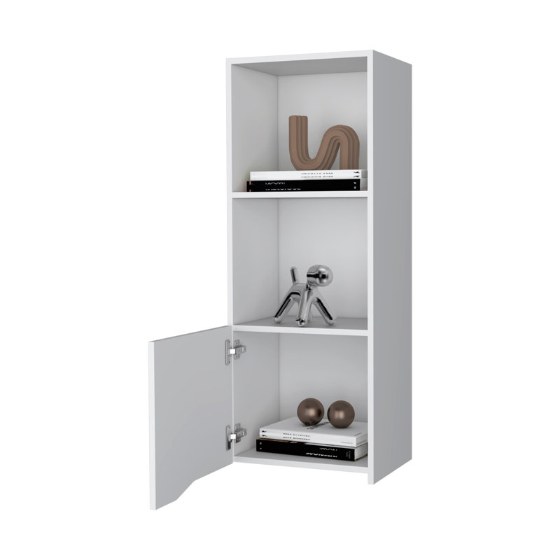 Pima Wall Cabinet With One Door, White