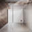 30"W x 72"H Reversible Single Fixed Frameless Shower Panel, 5/16" Semi-Frosted Nano Easy-Clean Glass-111995243