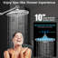 Rain Dual Shower Head 1.75 GPM GPM