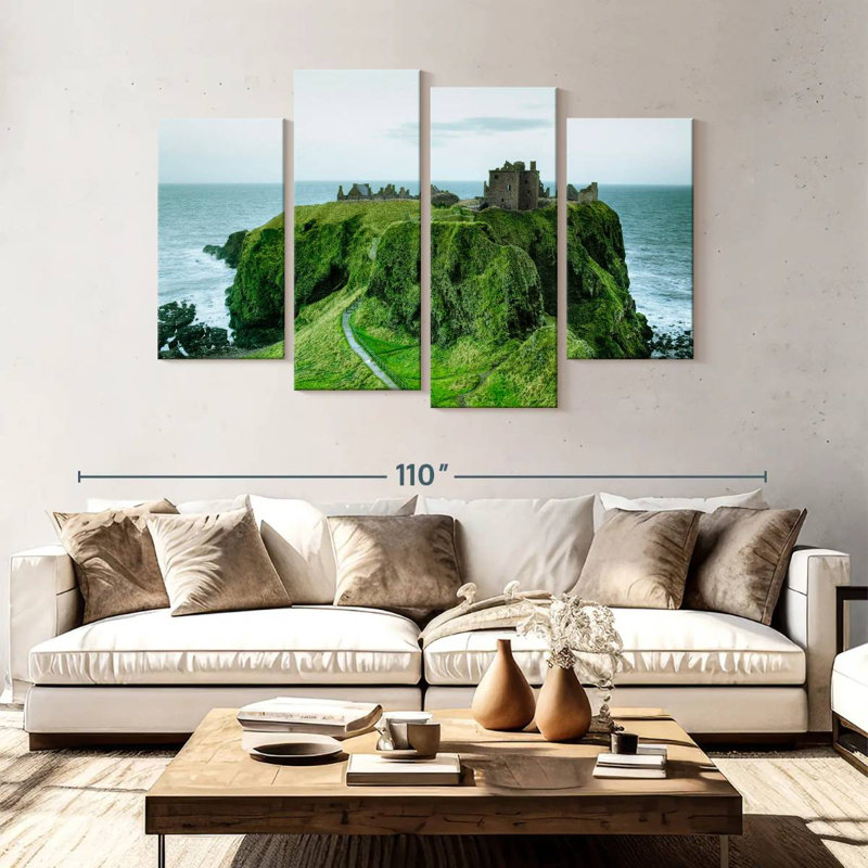 Lilie Dunnottar Castle, 54"H x 84"W