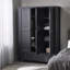 Vandiver 3 Door Solid Wood Wardrobe