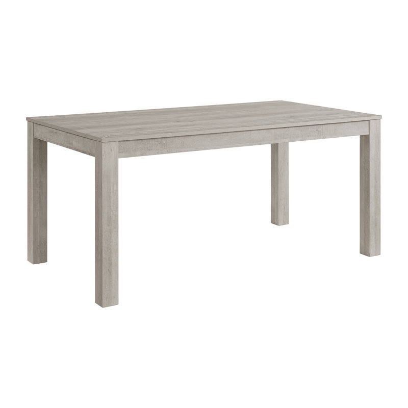 Winston Porter Cohle Rectangular Dining Table in White