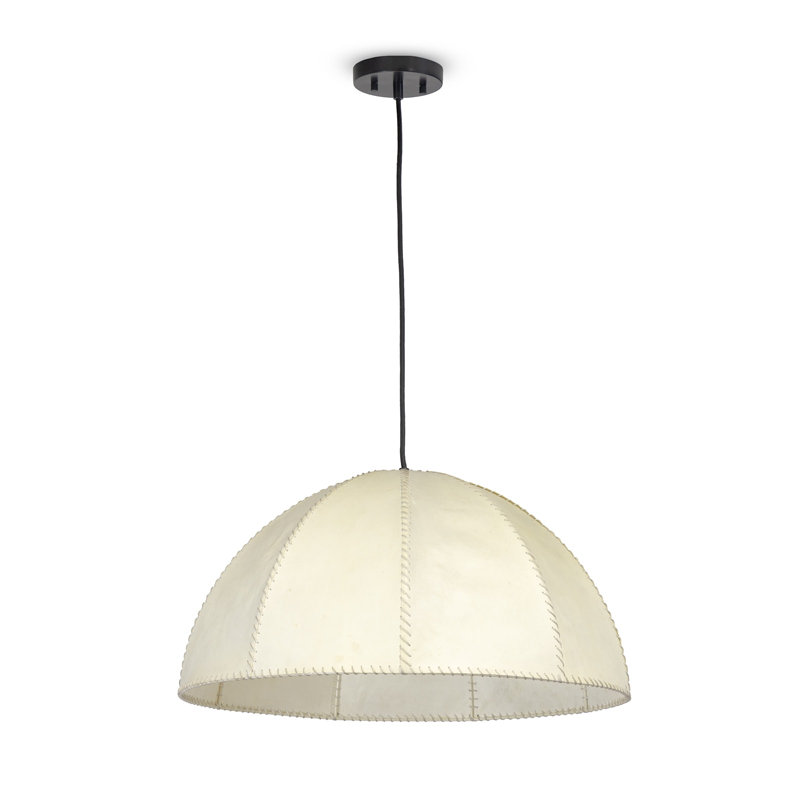 Stevie Vellum Pendant Small, 13" H x 23.5" W x 23.5" D