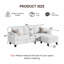 Canapé rembourré 78 po avec repose-pieds-517032257