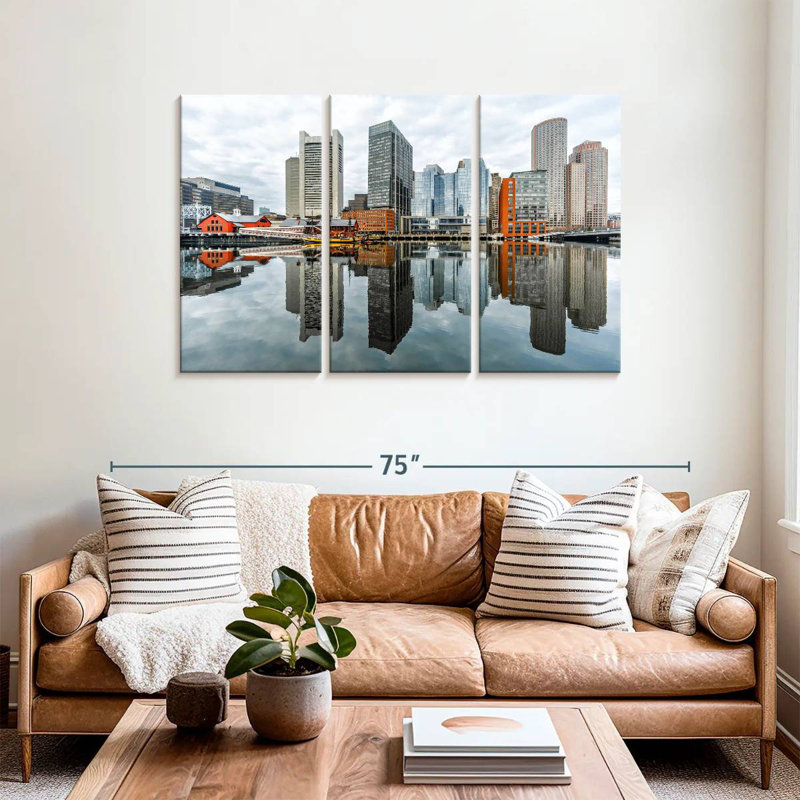 Nicci Boston Harbor View, 36" H x 57" W