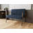 Waterfall Waiting Reception Loveseat Metal Frame-88240375-88709686