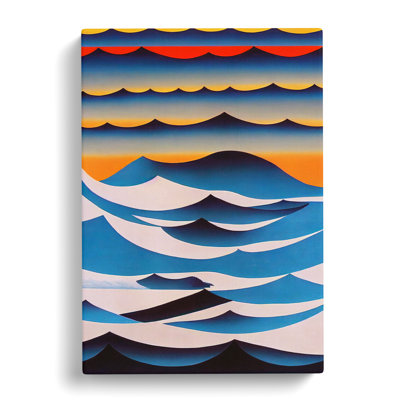 Ocean Abstract Painting Vol.1 - Wrapped Canvas
