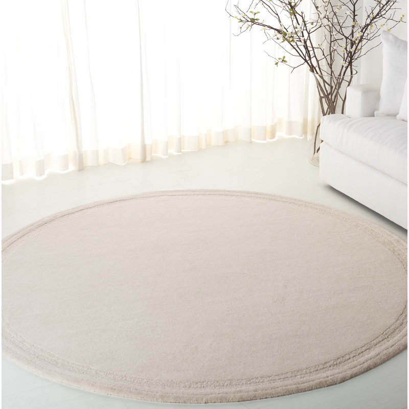 Lauren Ralph Lauren Hand Tufted Wool Pile Solid Color Rug, Round 7'