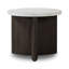 toli End Table - Italian White Marble-118588478