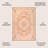 Moten Medallion Textured Weave Orange/Cream Indoor/Outdoor Rug-211141337