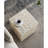 14X14x18" Square Capiz Stool
