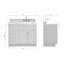 Ensemble de meuble-lavabo simple 43 po Hamlet-89858209