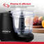 Mini hachoir électrique 1,5 tasse Holstein Housewares