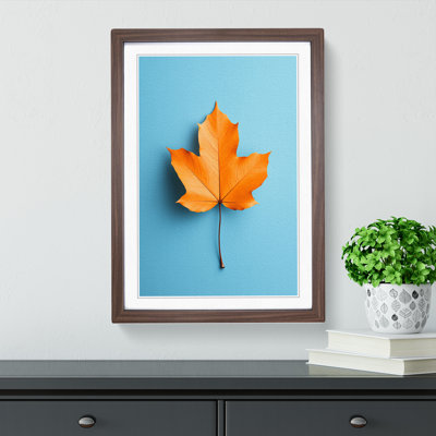 Leaf Minimalism Art - Framed Print
