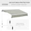 Auvent de terrasse rétractable extérieur 8 pi x 7 pi Outsunny