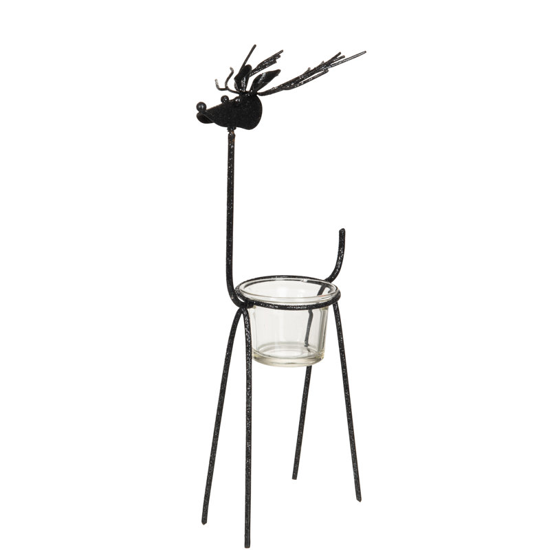 Metal Tabletop Tealight Holder, 30cm H x 10cm W x 10cm D