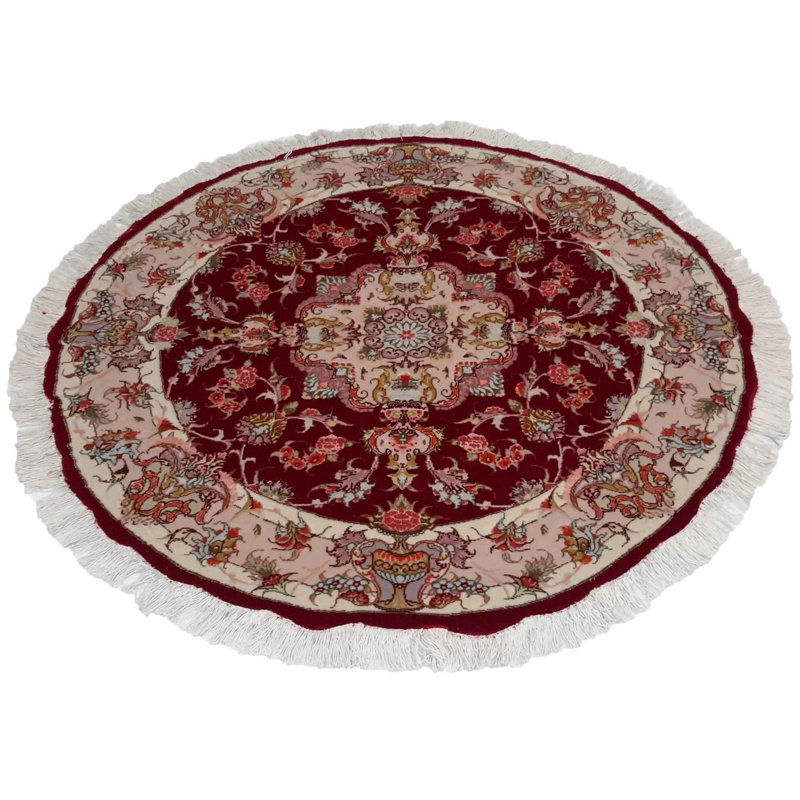 Kassadi Oriental Area Rug in Red