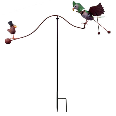 Piquet de jardin en métal rustique