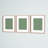 Roesler Rose Gold Metal Picture Frame - Set of 3 with Mat