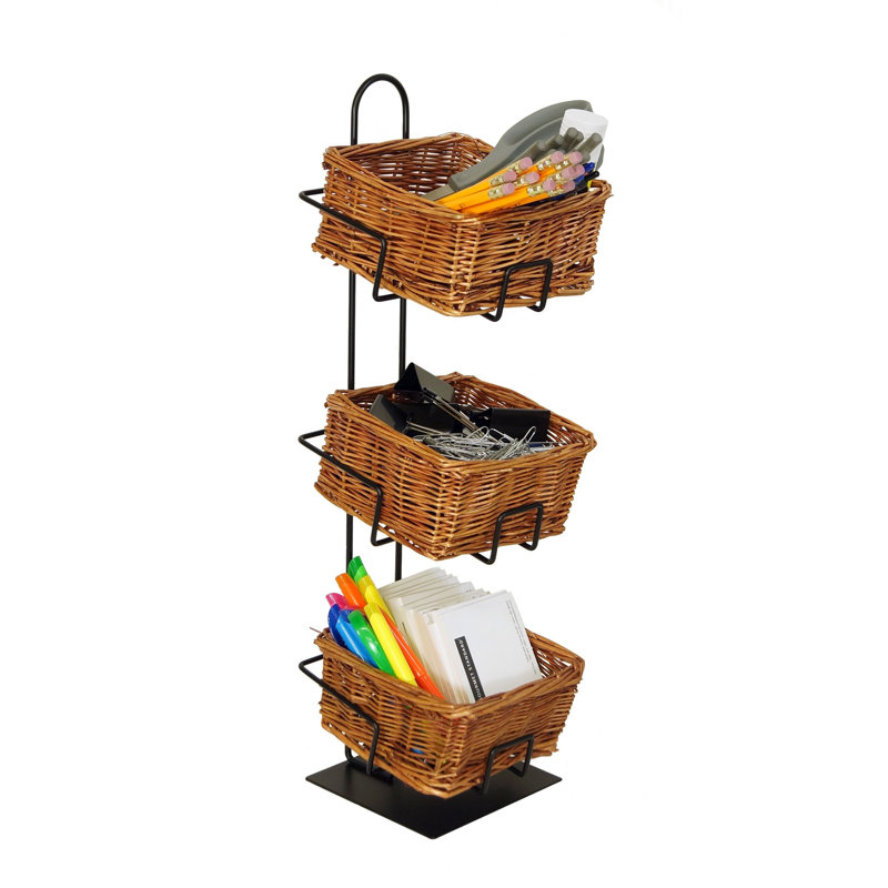 Mobile Merchandisers Wicker Basket