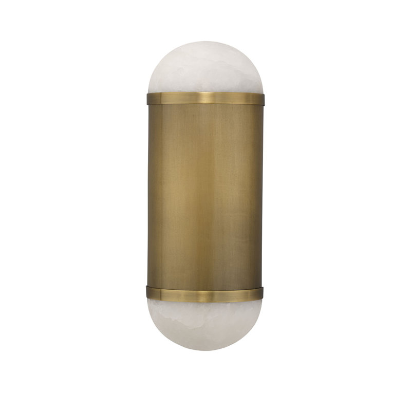 Remedy Alabaster 2-Light Wall Sconce