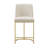 Upholstered Counter Stool with Metal Frame-70133970-70133969