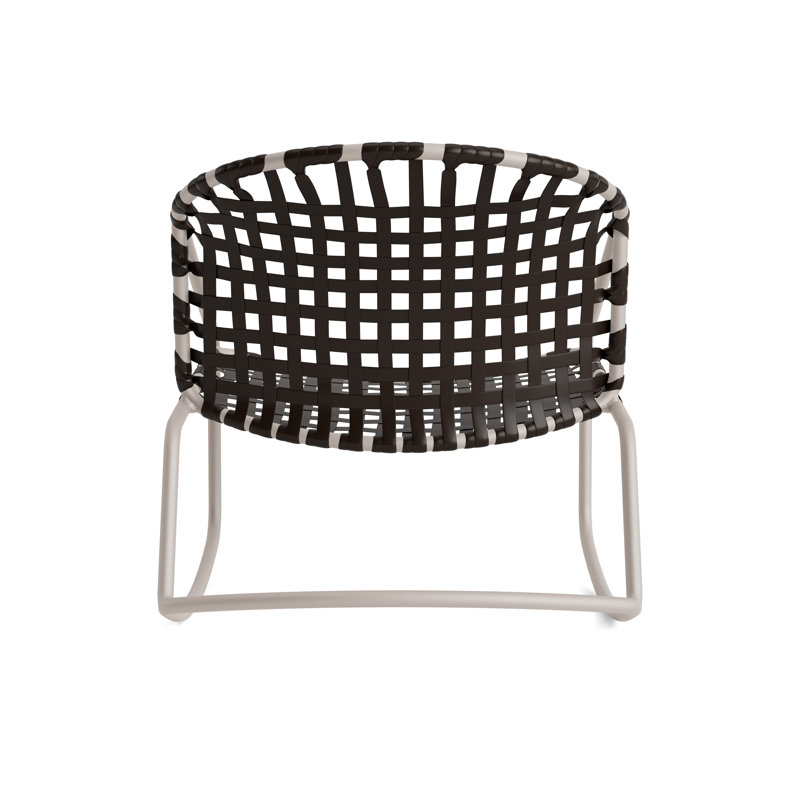 Kantan Outdoor Lounge Chair, Dove Smooth/Coffee