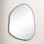 Bertlinde Asymmetrical Stainless Steel Framed Wall Mirror