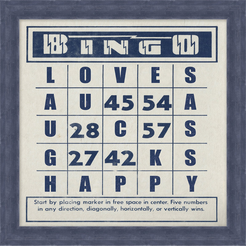 Bingo 4 Print