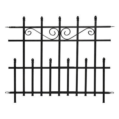 76 cm H x 93 cm W Steel Fence Panels Fencing with 1 Panel(s) Included