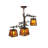 Rustic Lodge 3 - Light Steel Chandelier