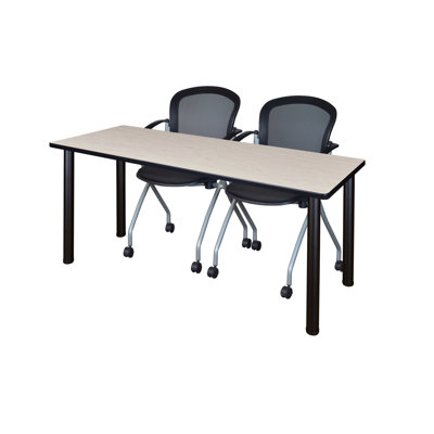 Regency Kee Training Table Top & 2 Cadence Nesting Chairs