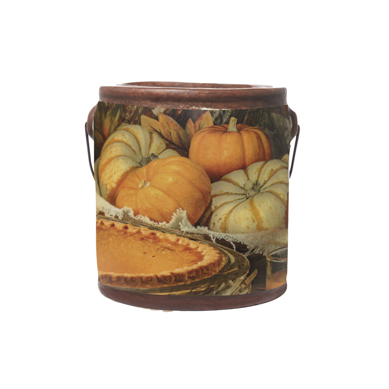 Pumpkin Pie Design Scented Jar Candle