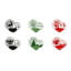 Christmas Stamp Porcelain China Dinnerware Set 18 Piece - Service for 6