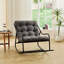 Chaise berçante d'extérieur avec coussin moelleux-264508695-264508689