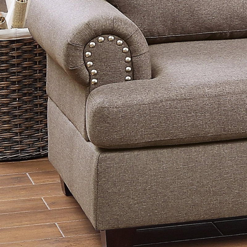 Canapé modulaire contemporain 3 pièces Mocha Dorris