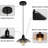 1 - Light Matte Black Dome Pendant
