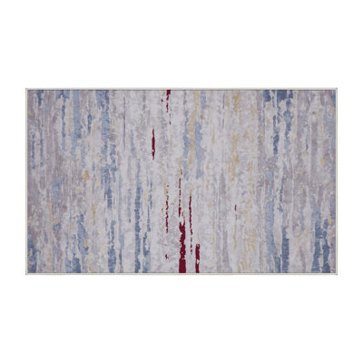 Machine Washable White Area Rug