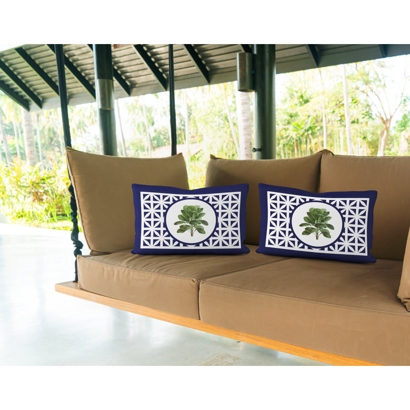  Coussin intérieur / extérieur Lumbar, Bleu marine