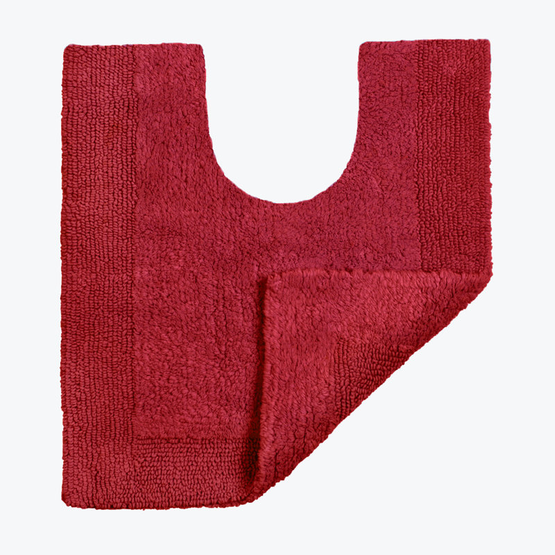 Fredrico Reversible Pedestal Mat, Cranberry