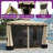 10 pi. L 12 pi. D Pavillon de jardin en acier
