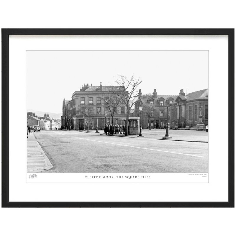 Cleator Moor, The Square C1955 by Francis Frith - Single Picture Frame Print, 60cm H x 80cm W x 2.3cm D