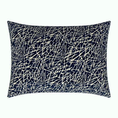 Abstract Feather Reversible Throw Pillow