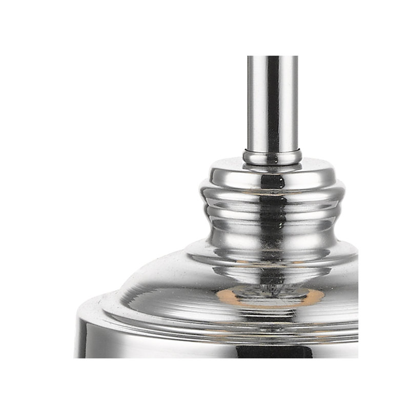 Bryan 54cm Table Lamp, Polished Chrome