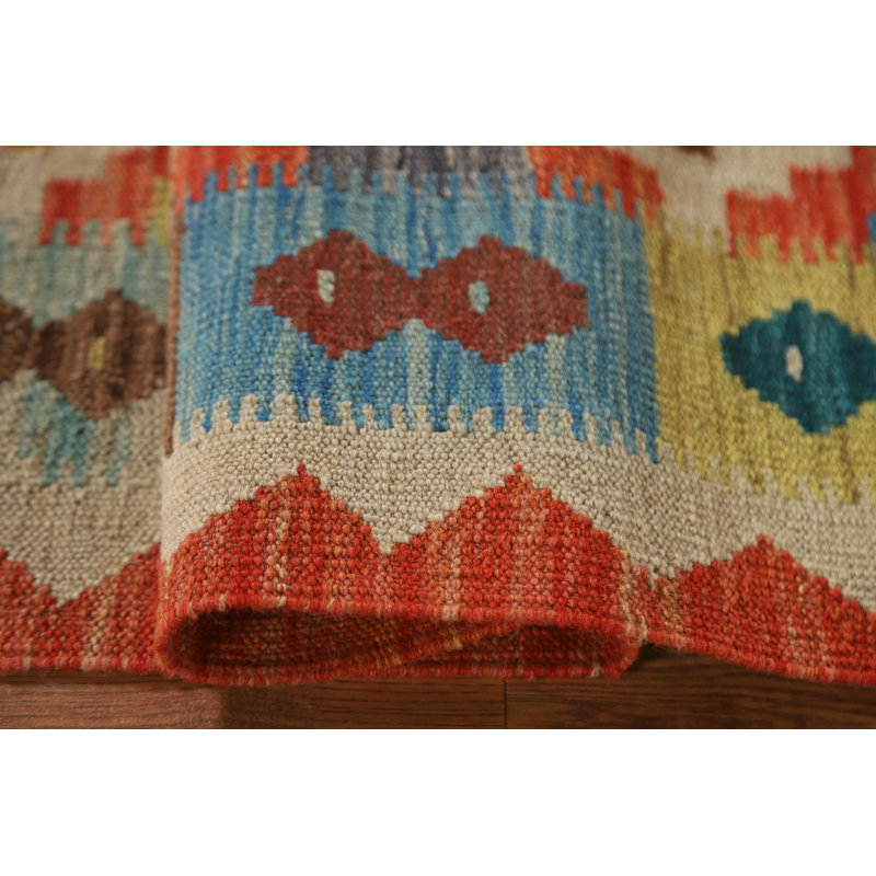 Multicolor Kilim Oriental Runner Rug 2x6