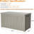 180 Gallon Outdoor Storage Box, Waterproof Deck Box With Handles And Lockable Lid, Resin Patio Storage Box With Hydraulic Rods For Garden Tools, Cushions-115739286