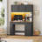 47.2”W * 70.9”H Smart Desk with Hutch, Computer Desk with Charging Station, 16-Color LED Lights, Magazine Rack & Adjustable Shelves, Home Office Writing Table for Work/Gaming-945023948