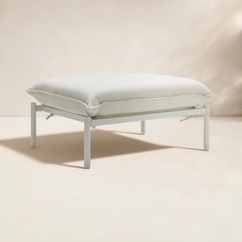 Outdoor Ottoman, Putty